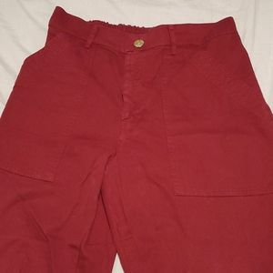 Big bud press work pants cranberry red size M